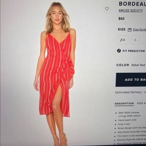 Amuse Society NWT Wrap Dress